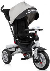 Дитячий триколісний велосипед Lorelli Speedy Air Grey & Black